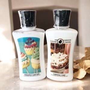 🆕Pineapple Cake Pop and Carnival Cake Lotion by Goose Creek